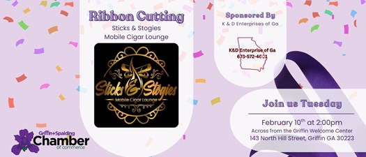 Ribbon Cutting for Sticks and Stogies
