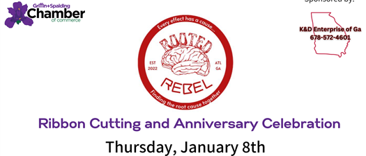 Ribbon Cutting & Anniversary Celebration- Rooted Rebel