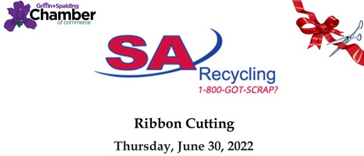 Ribbon Cutting - SA Recycling