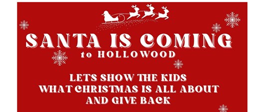 Santa is coming to Hollowood at Home 2022