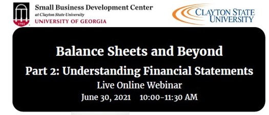 SBDC Balance Sheets and Beyond Part 2