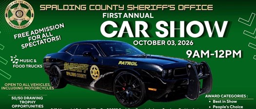 Spalding County Sheriff's Office First Annual Car Show
