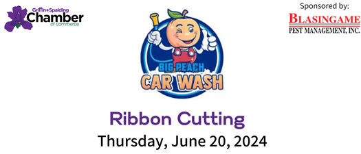 Ribbon Cutting - Big Peach Car Wash