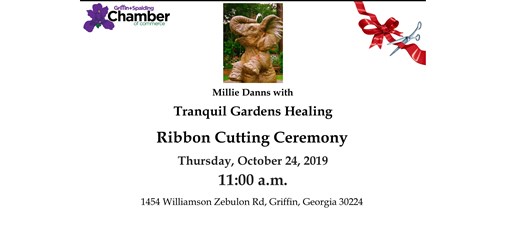 Ribbon Cutting - Tranquil Gardens Healing