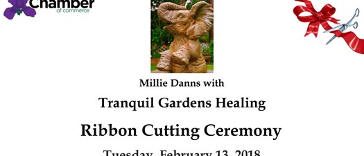 Ribbon Cutting- Millie Danns with Tranquil Gardens