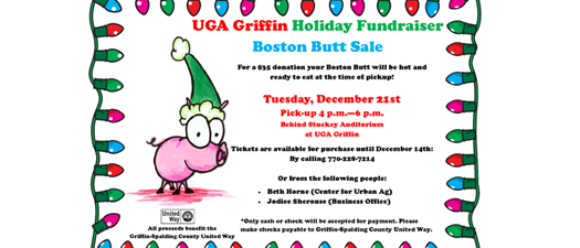 UGA Griffin Holiday Fundraiser