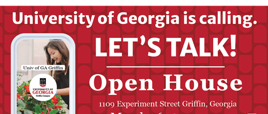 UGA Open House - April 1st