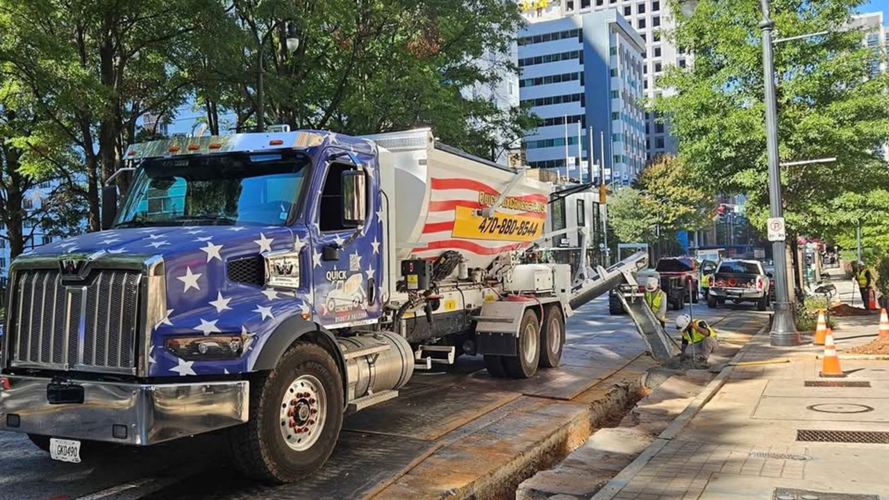 Road repairs in Atlanta