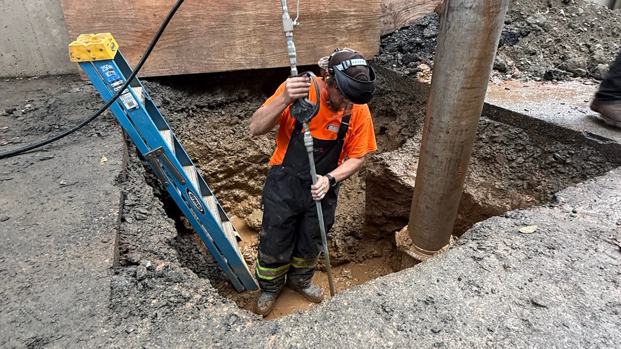 Hydrovac Pit