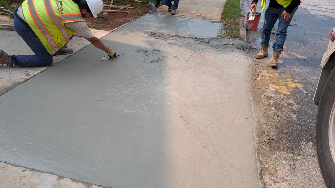 Side walk replacement GDOT Class A mix
