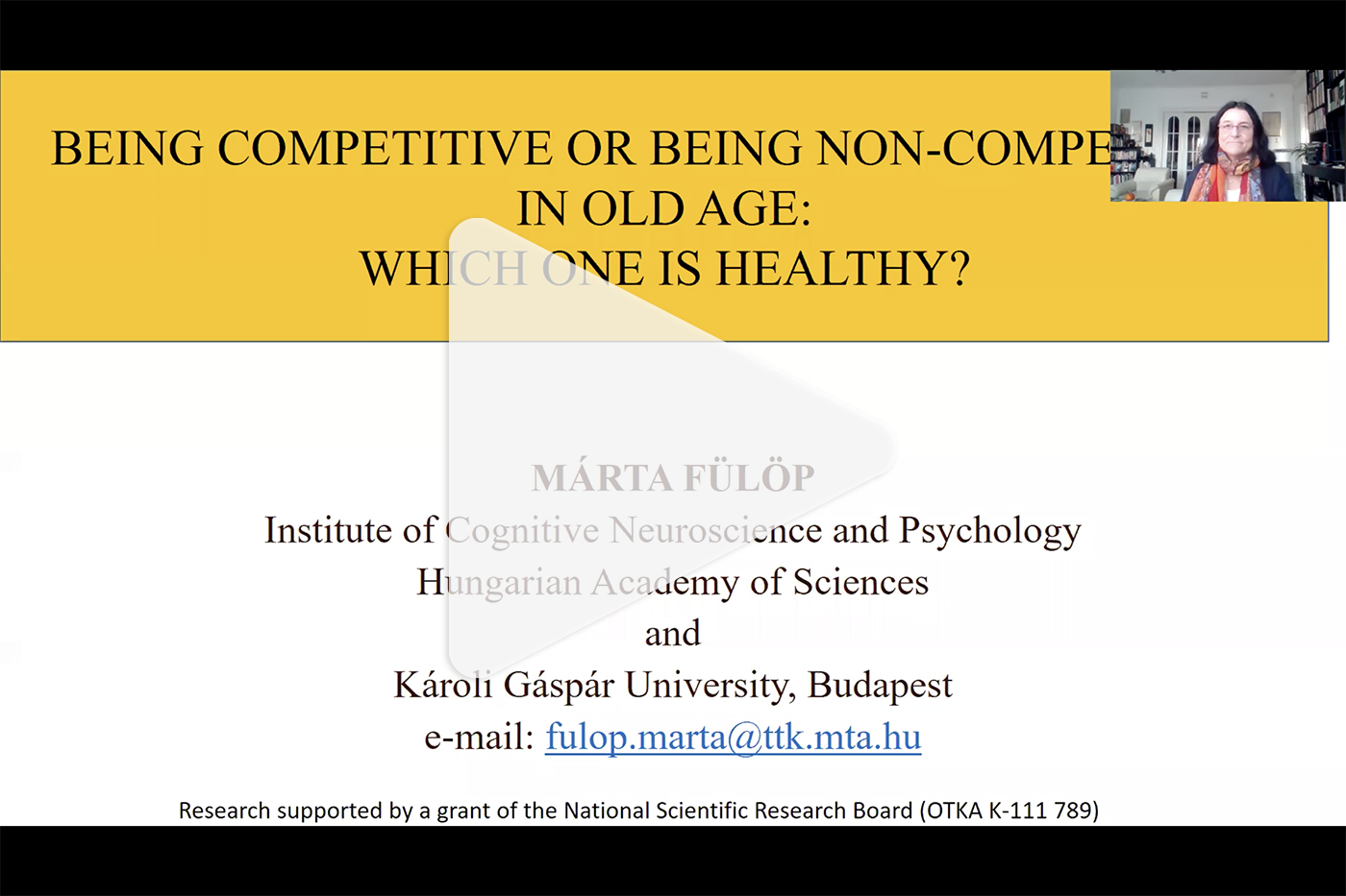 Being Competitive