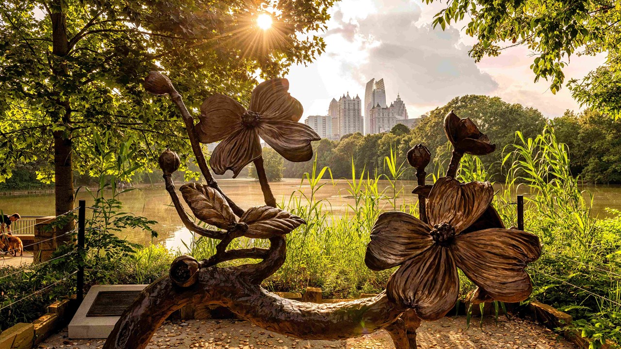 Atlanta Piedmont Park Flower Sculpture