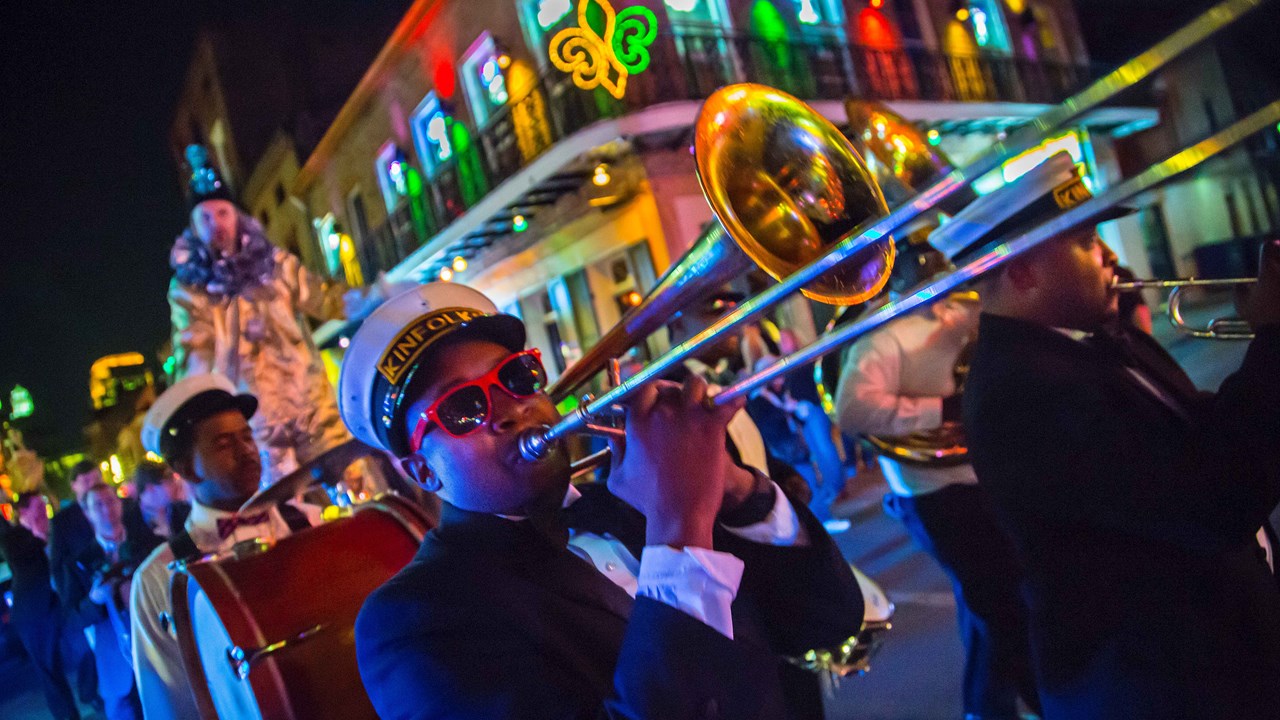 Brass Band New Orlean French Quarter
