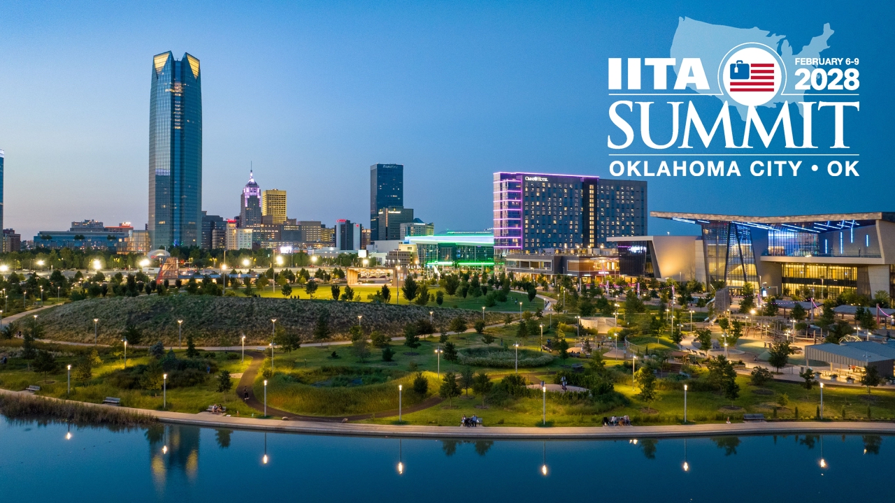 Oklahoma Skyline with IITA Summit 2026 Logo