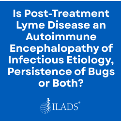 Post-Treatment Lyme Disease an Autoimmune Encephalopathy of Infectious Etiology