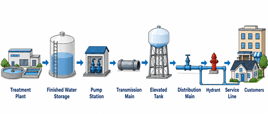 February 22-26,2027 One Week Intensive Class with Scott Ham Drinking Water Operator Exam Review — Distribution Focus