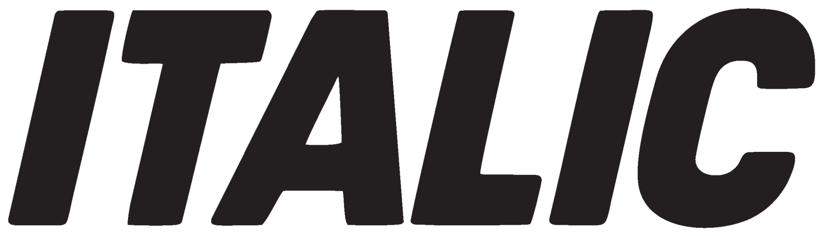 Italic