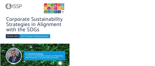 June 2024 Working Session: Corporate Sustainability Strategies in Alignment with the SDGs