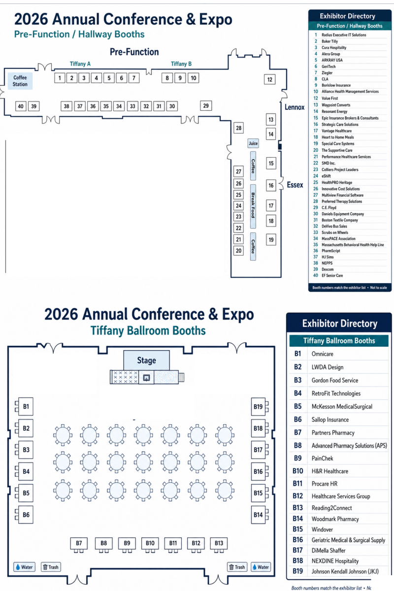 2026 Annual Conference and EXPO map