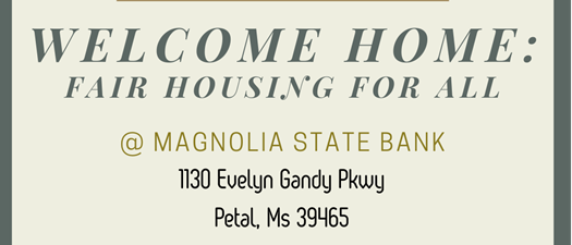 Welcome Home: Fair Housing for All (Pine Belt)