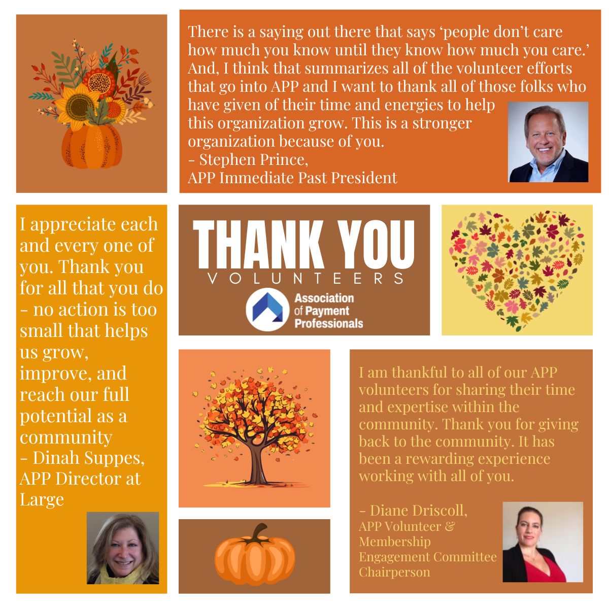 APP Leaders Say Thanks