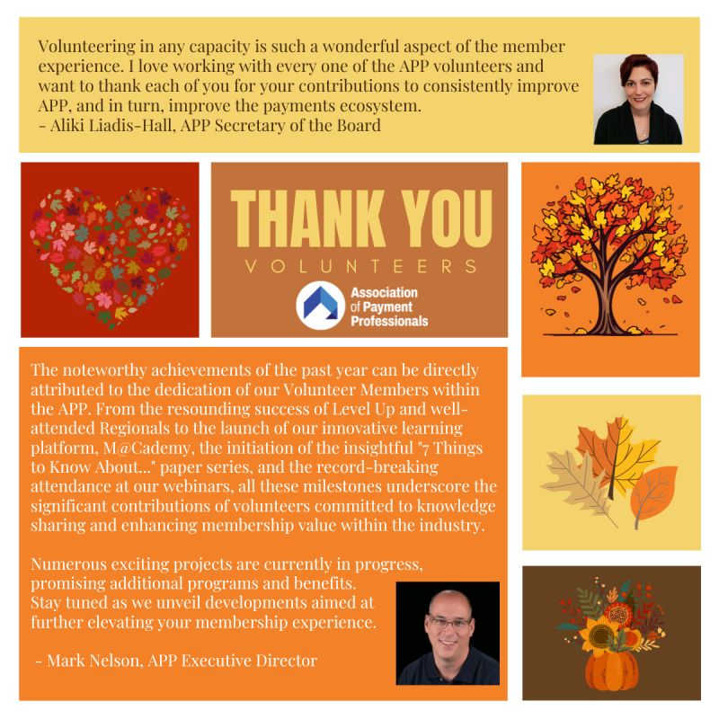 APP Leaders Say Thanks