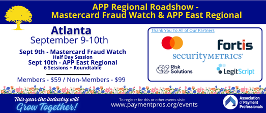 APP Roadshow: East Regional & Mastercard Fraud Watch