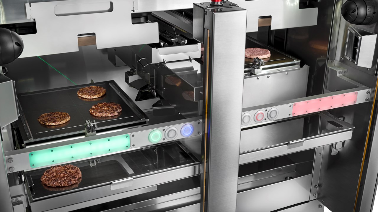 Alpha Grill - Automated Electric Grill engineered with robotic and AI functionalities 