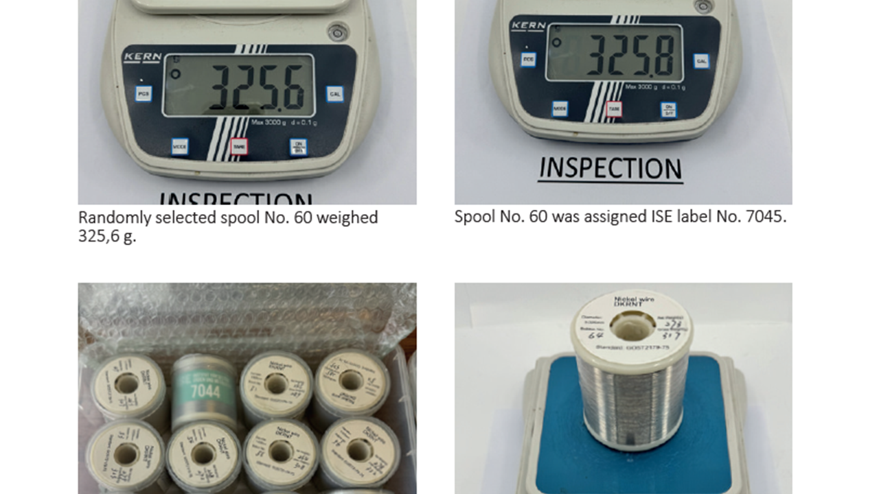 Bobbin Inspection from ISE Laboratory 