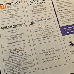 Magazine "Business Card" Print Ad - 3 mo
