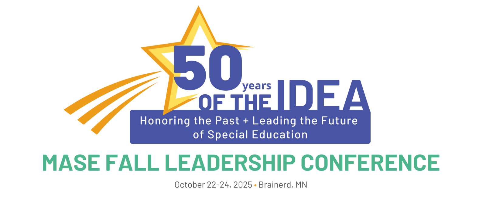 50 Years of the IDEA MASE 2025 Fall Cnference Logo