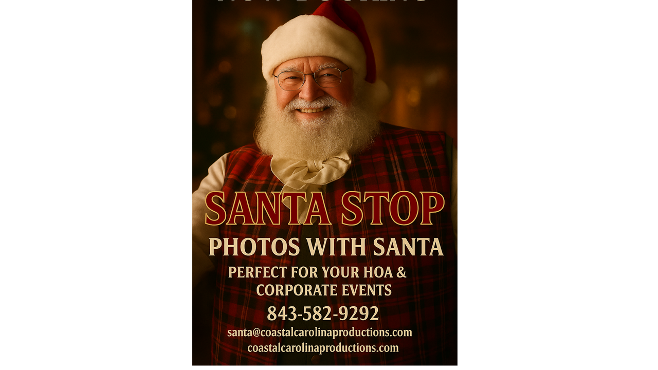 Santa Stop! Santa@coastalcarolinaproductions.com