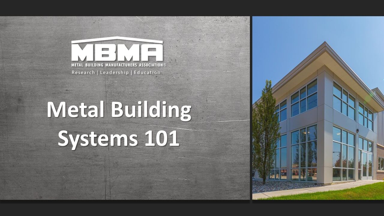 Metal Building Systems 101 Presentation Title Slide