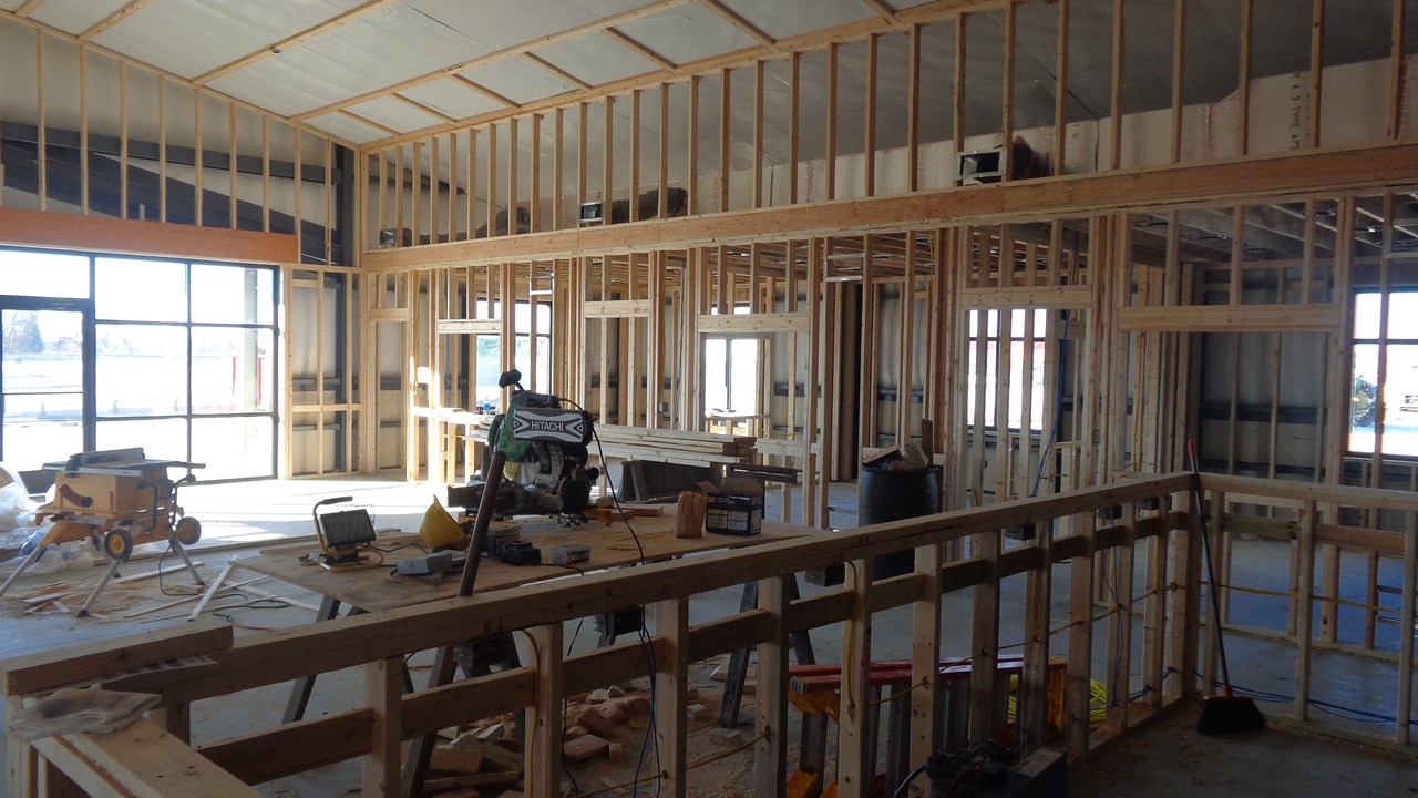 commercial construction work