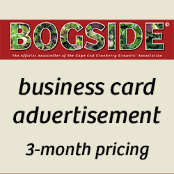 Bogside Business Card Ad 3-month pricing