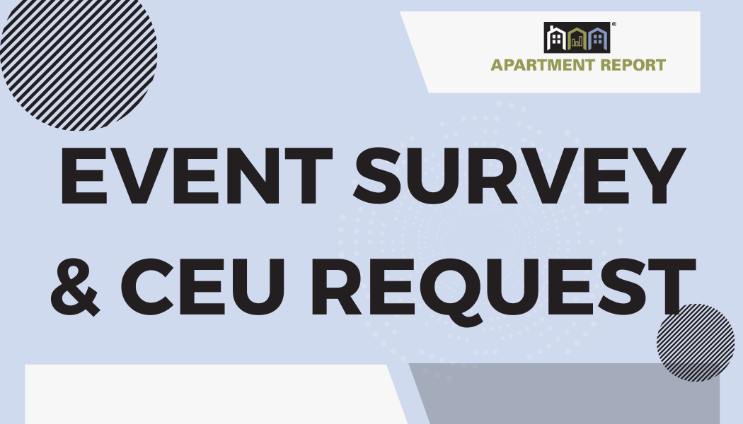 Feedback Survey & CEU Request