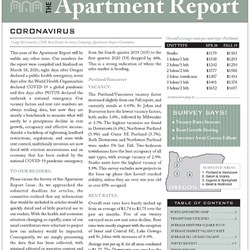 Spring 2020 Apartment Report