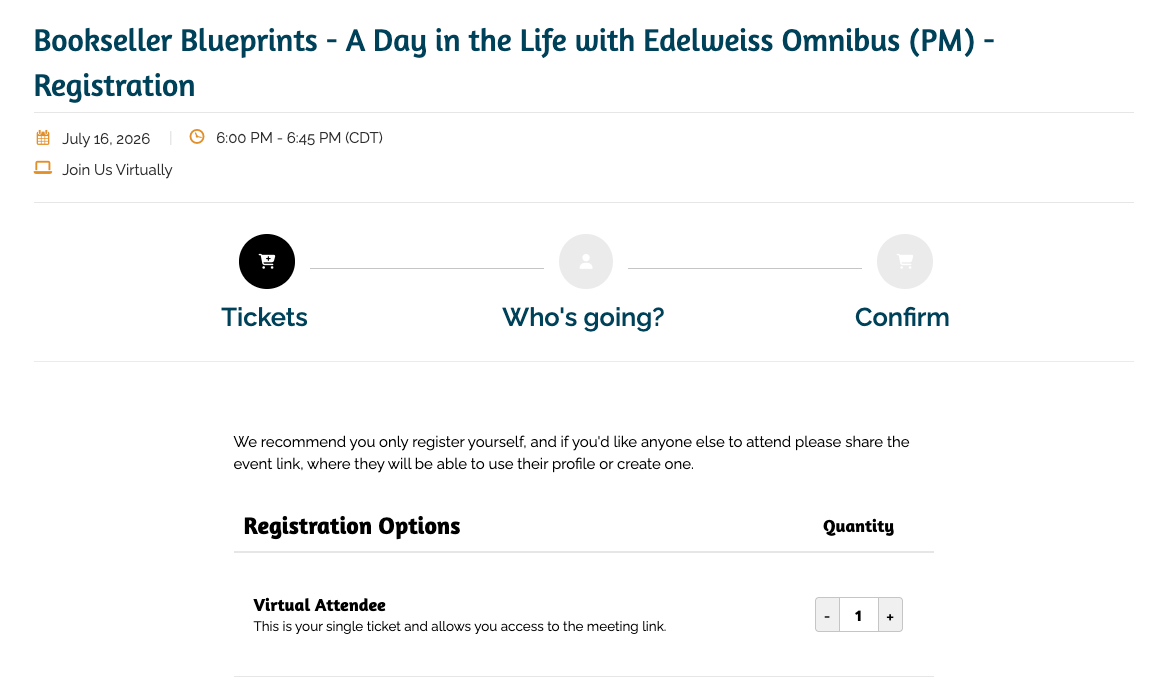 Select Your Ticket image