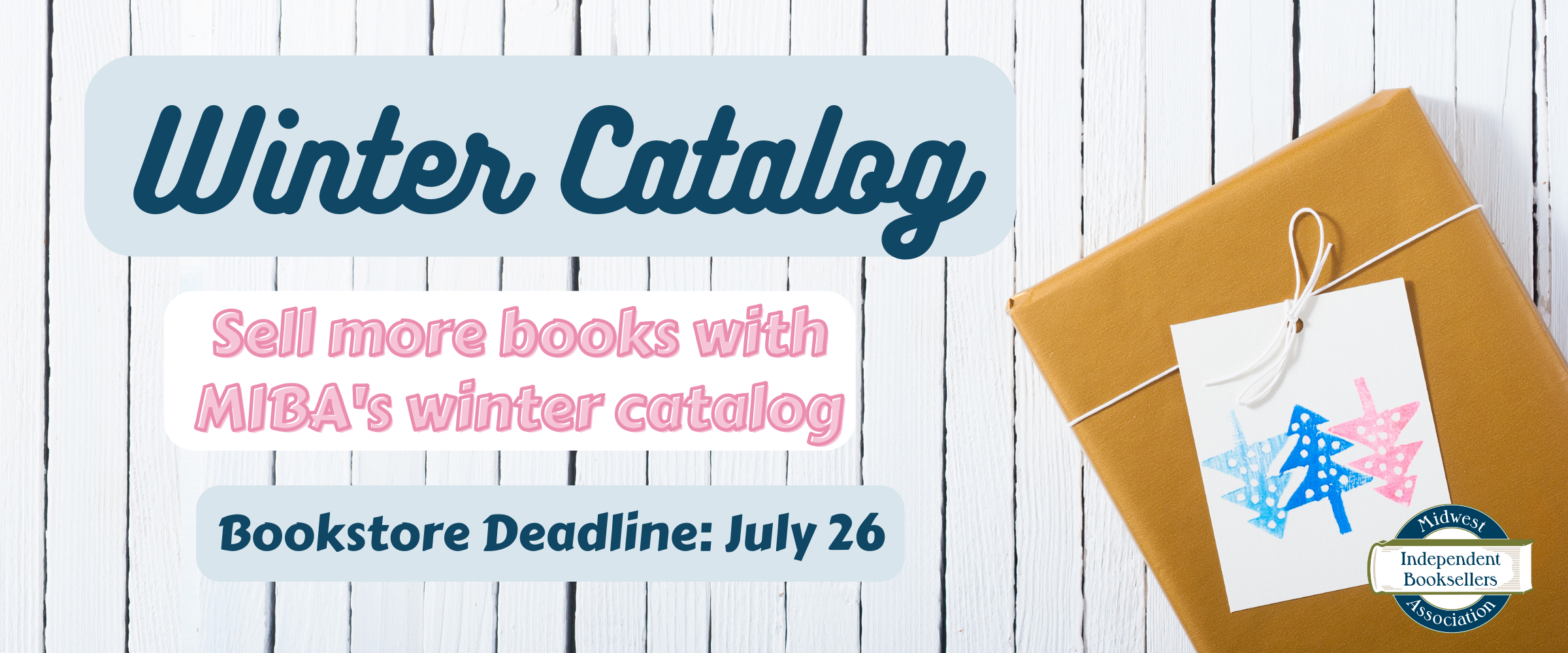 2024 Winter Catalog Bookseller Deadline