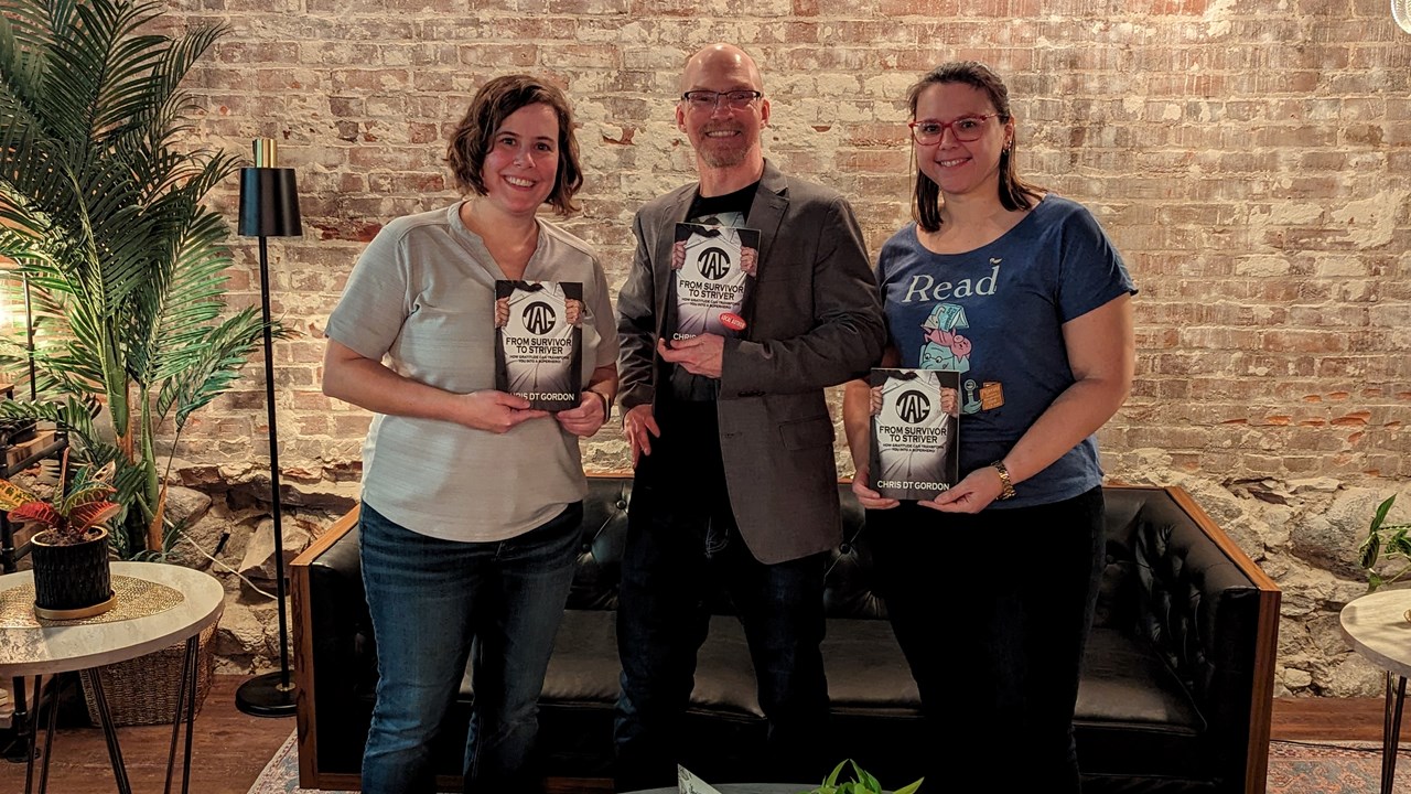 First hosted author event featuring local author, Chris DT Gordon - January 2024