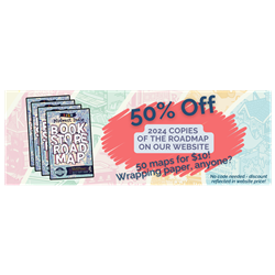 50% OFF! 2024 Midwest Indie Bookstore Roadmaps - Package of 50