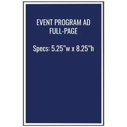 Event Program Advertisement - full-page