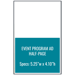 Event Program Advertisement - half-page