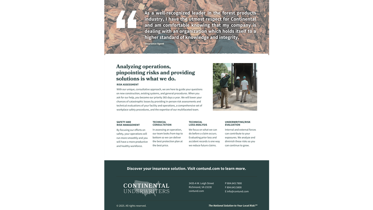 Continental Underwriters Risk Assessment