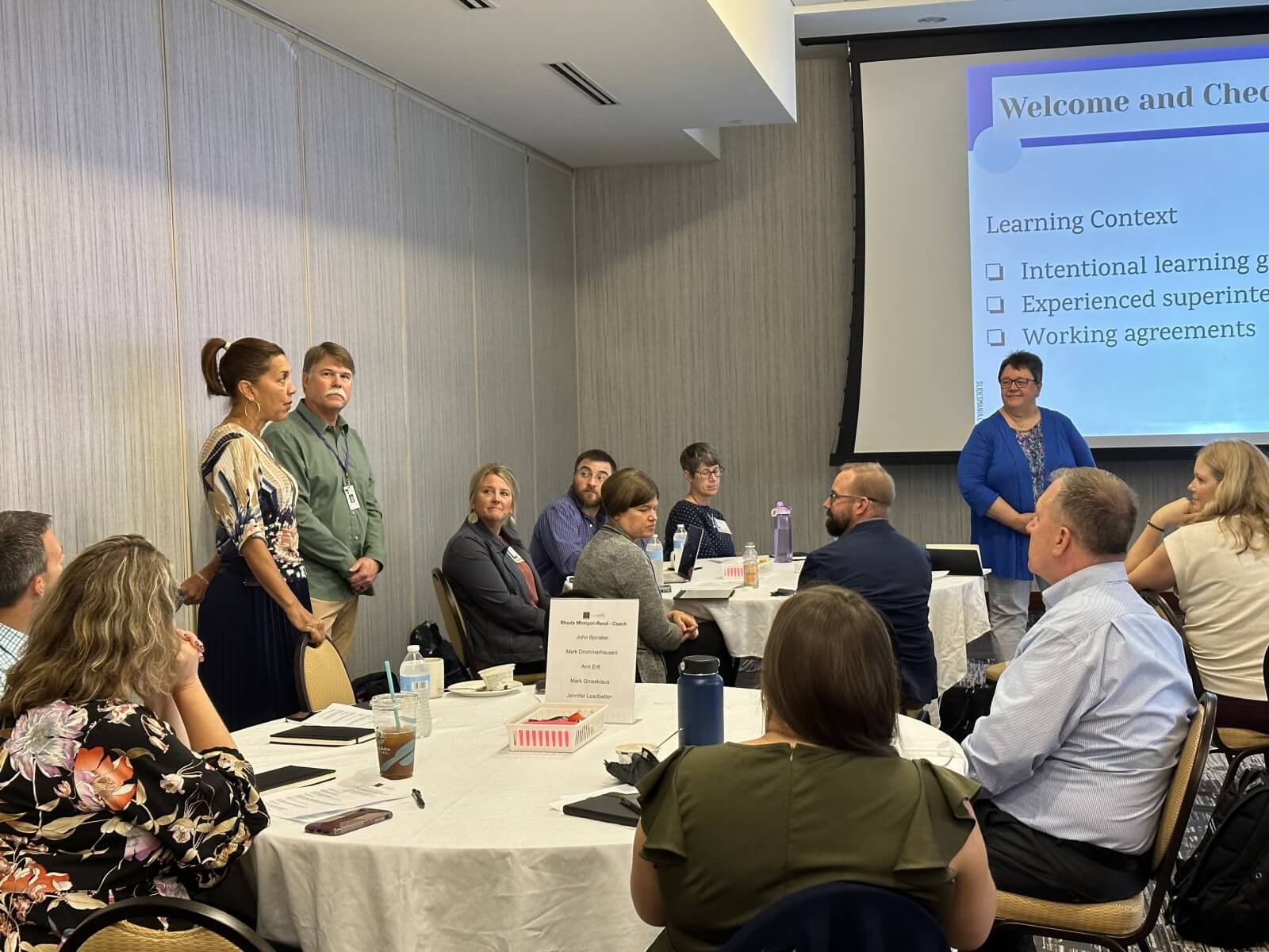 MASA district leaders connecting and networking