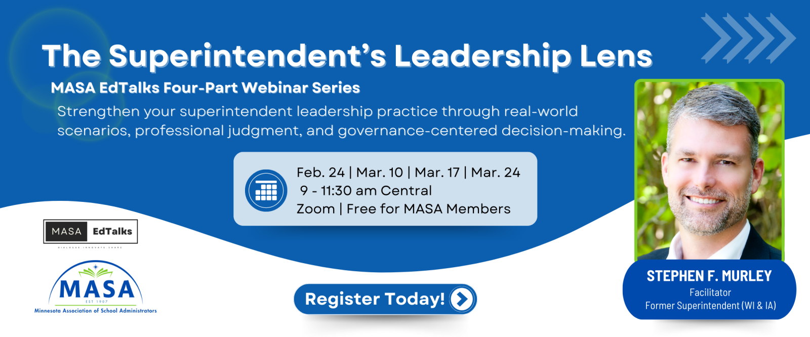 Superintendent's Leadership Lens Banner