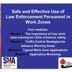 Non-Maryland State Police | Safe and Effective Use of Law Enforcement Personnel in Work Zones