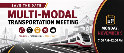 SAVE THE DATE: Multi-Modal Transportation Meeting 