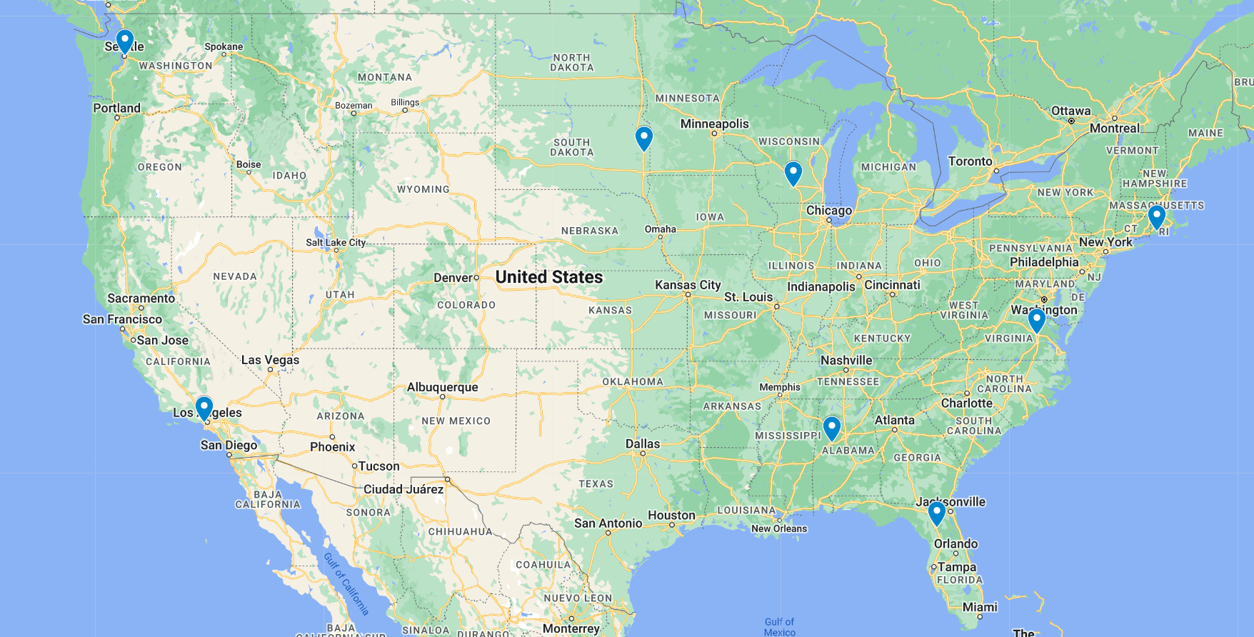 NACCU Near You Map 2023-2024
