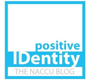 Positive IDentity blog logo, NACCU's resource for campus ID professionals and credentialing insights.